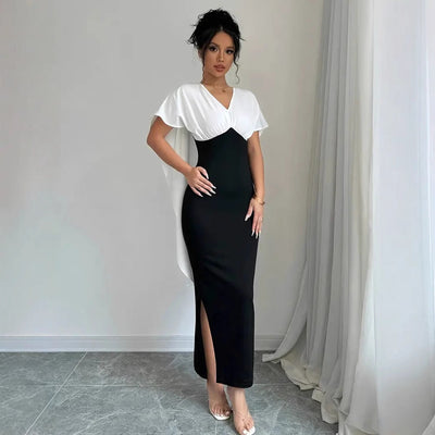 Damen Elegantes und figurbetontes Abendkleid Fudus