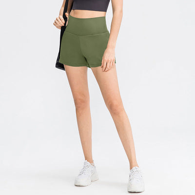 Laurel |  2-in-1-Yogashorts mit hoher Taille und Seitentaschen