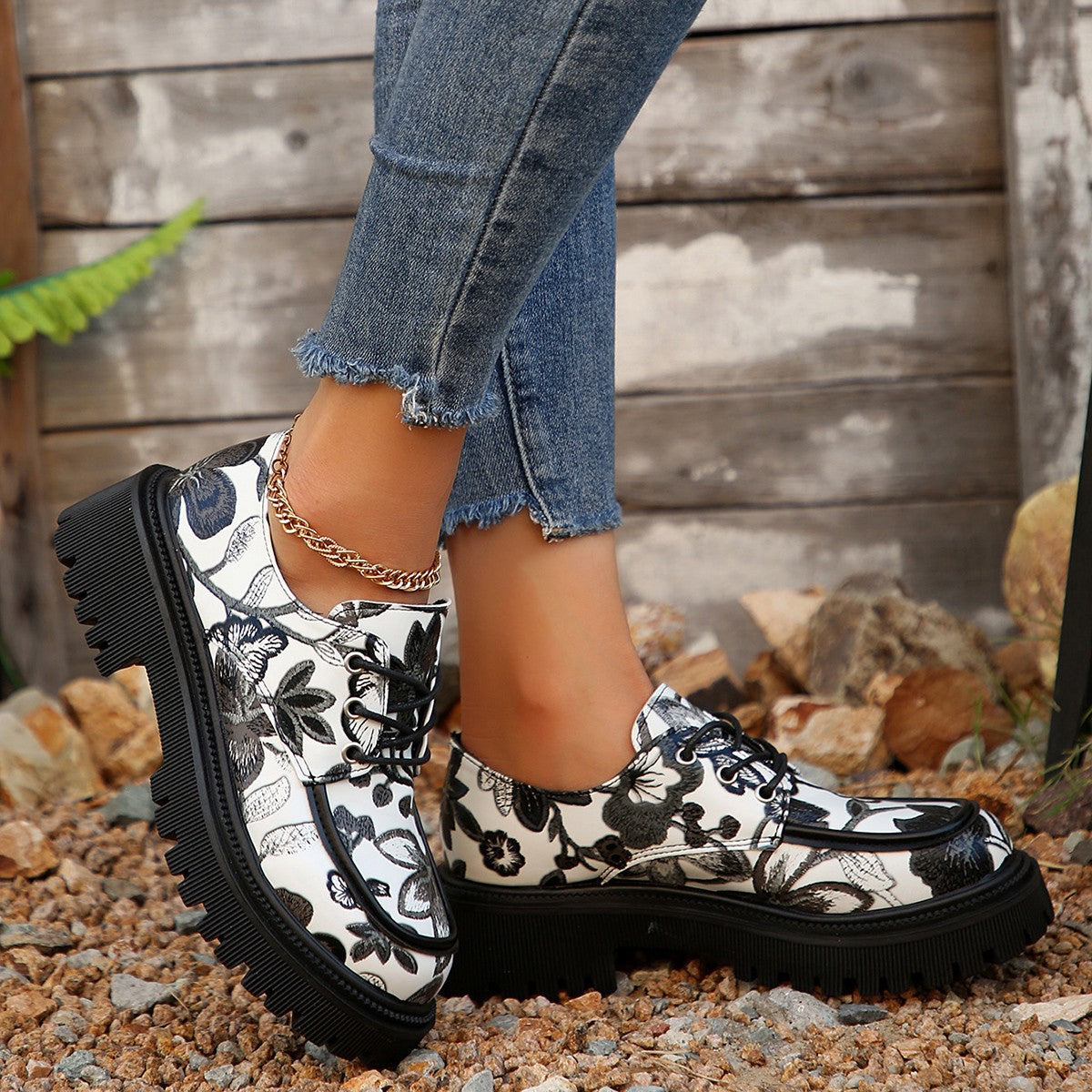 Sandra - Elegante Retro-Mokassins