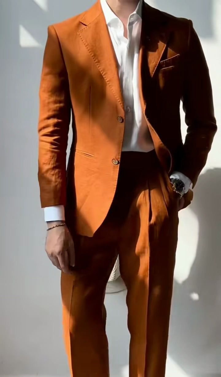 Herren eleganter Anzug im modernen Schnitt Aliams