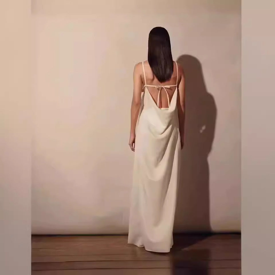 Damen Maxikleid mit floralem Design Fudus