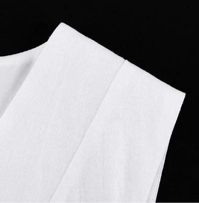 Elegantes Damen Zweiteiler Set Business Casual Ärmellos mit Weitem Bein