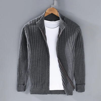 Offene Strickjacke für Herren mit Elegantem Look