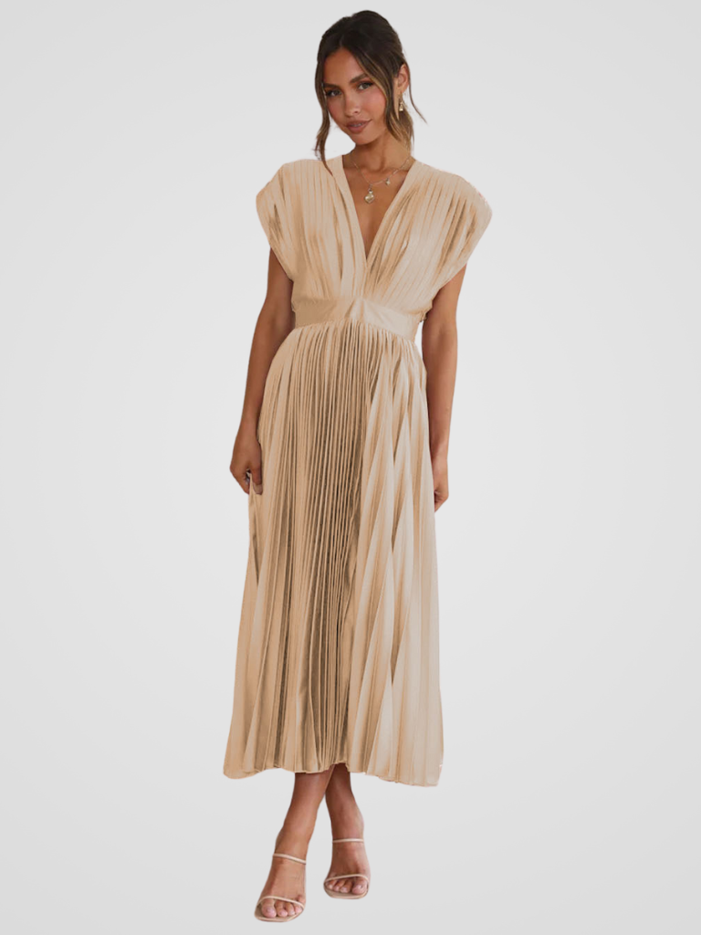 AMAYA PLEATED MIDI