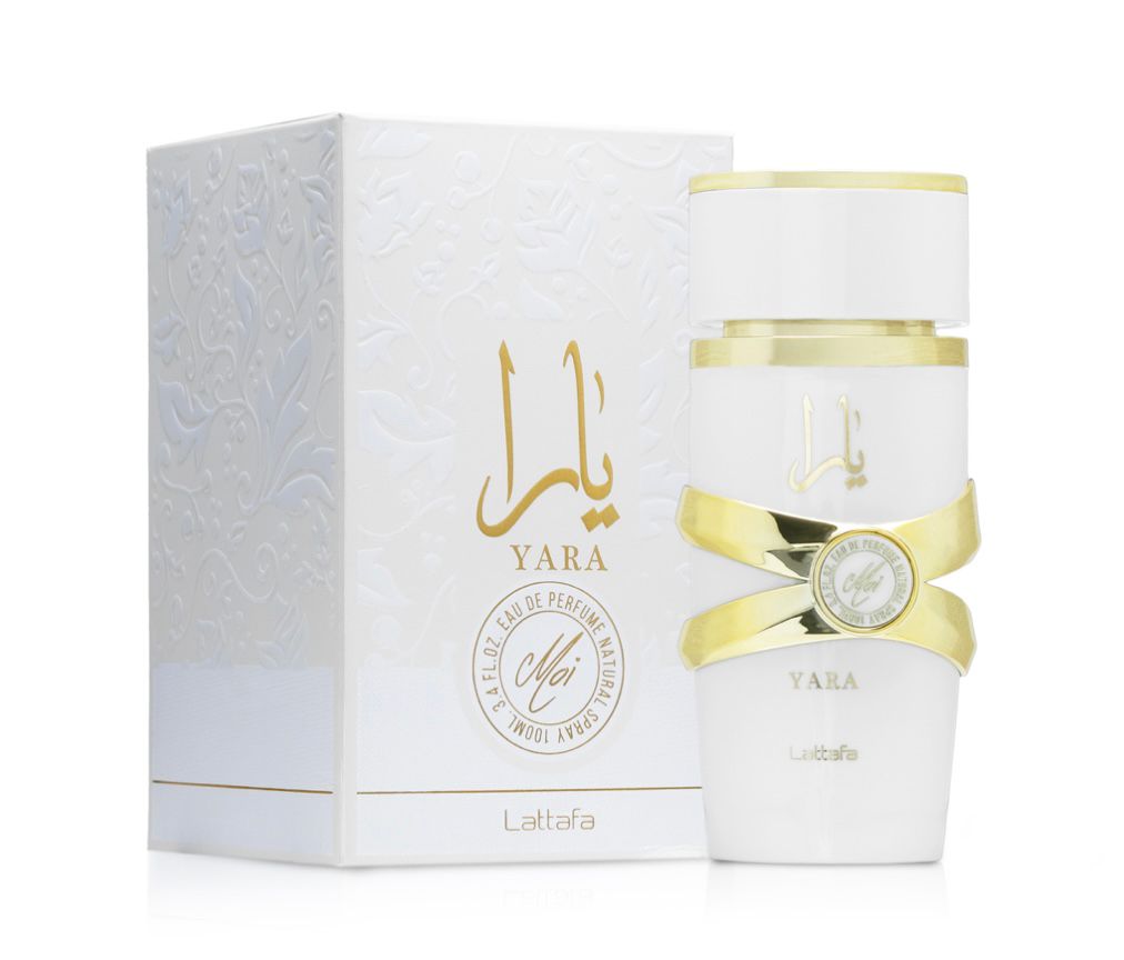 Yara Moi Eau de Parfum – Eleganz in Cremeweiß von Lattafa