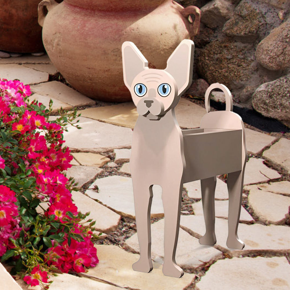 Sphynx Cat Flower Pot