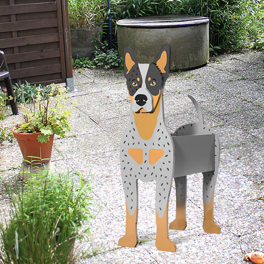 Australian Cattle Dog Flower Pot