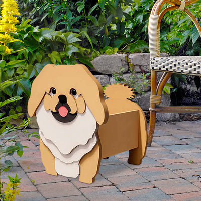 Pekingese Flower Pot