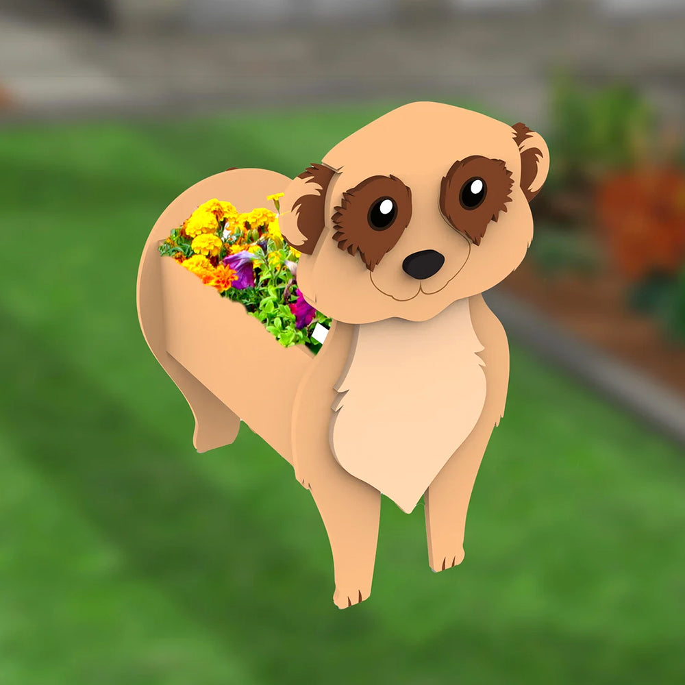 Meerkat Flower Pot