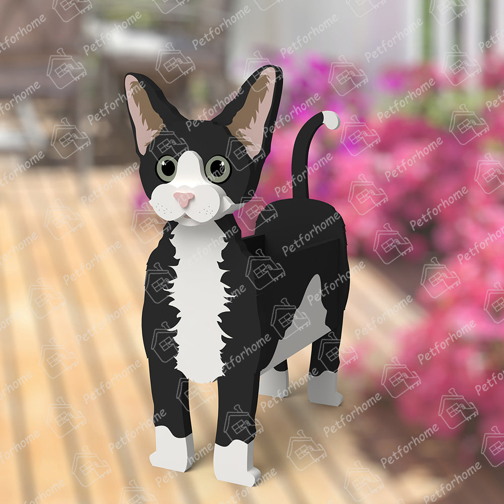 Deutsche Katzen-Blumentopf