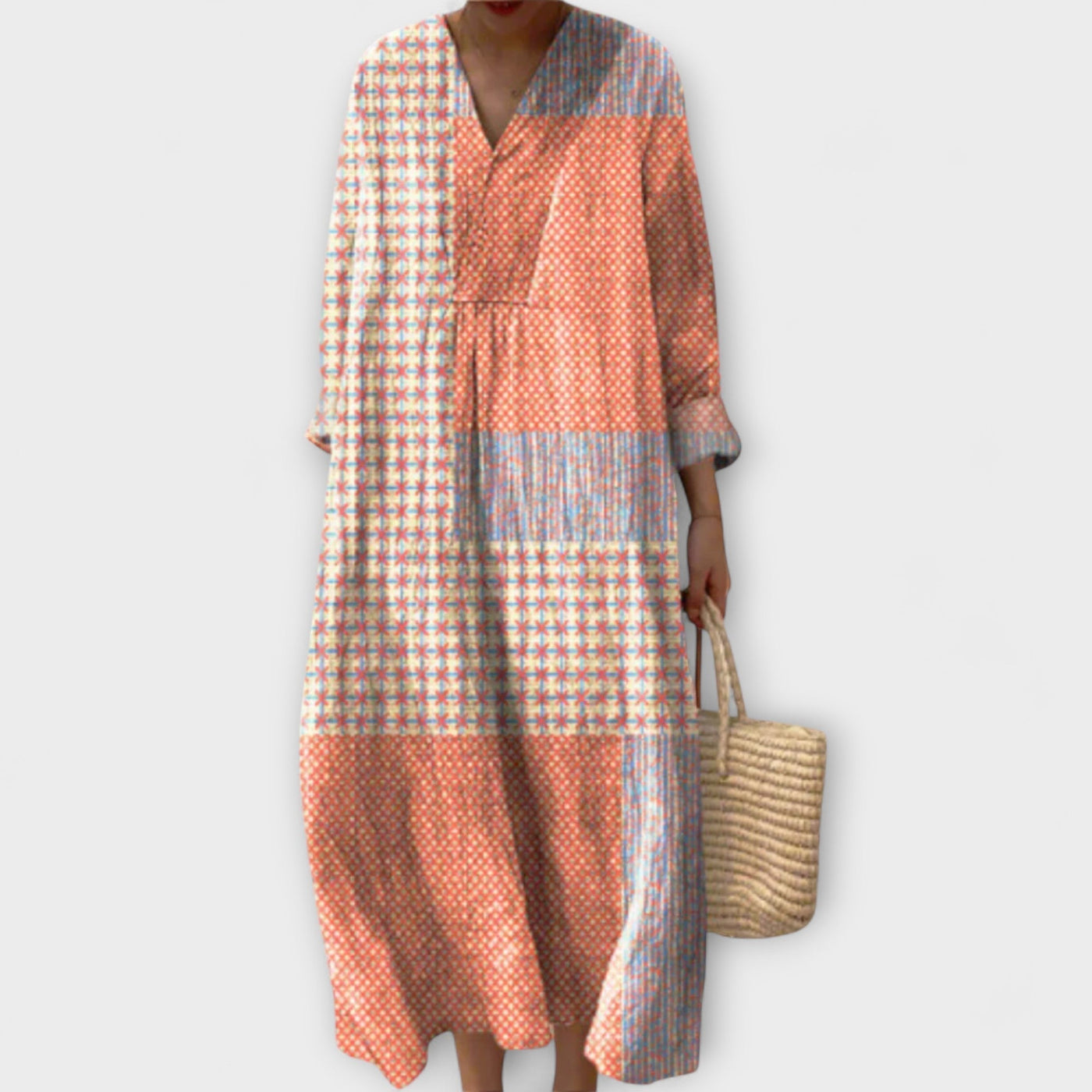 Bethany - Elegantes Kleid mit modernem geometrischem Design