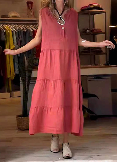 Elegantes Sommerkleid aus Baumwoll-Leinen -Sophie