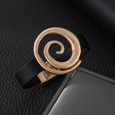 Vintage Retro Damen Armreif mit Magnetverschluss Gold