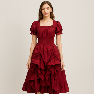 RoyalBloom Renaissance Kleid – Viktorianisch inspiriertes Damenkleid