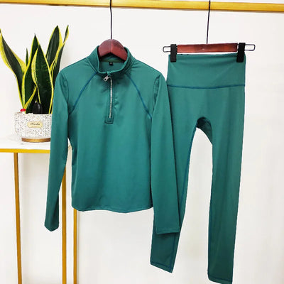 Hochwertige Damen Yoga Leggings Set