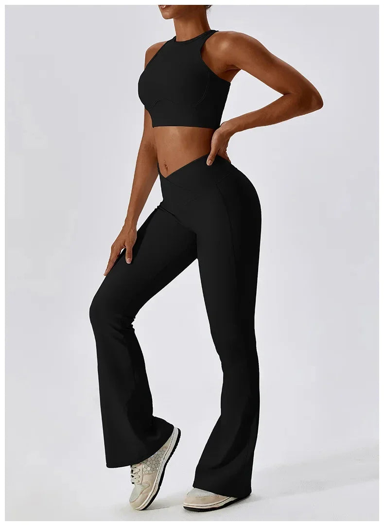 Sportedly Hohe Taille Leggings Für Frauen Mit Push-Up Fitness-Sport-BH Für Ideale Trainingsoutfits