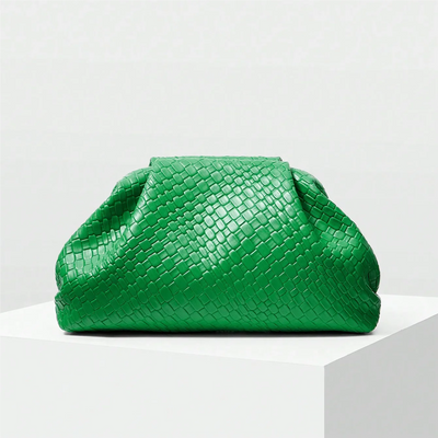 Elegante Hochwertige Gewebte Clutch, Leicht Und Geräumig, Ideal Für Hochzeiten Und Feierlichkeiten