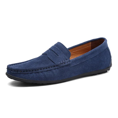 Hudson™ Penny Loafer Mokassin aus Weichem PU-Leder mit Klassischem Penny-Riemen - Slip-On Design