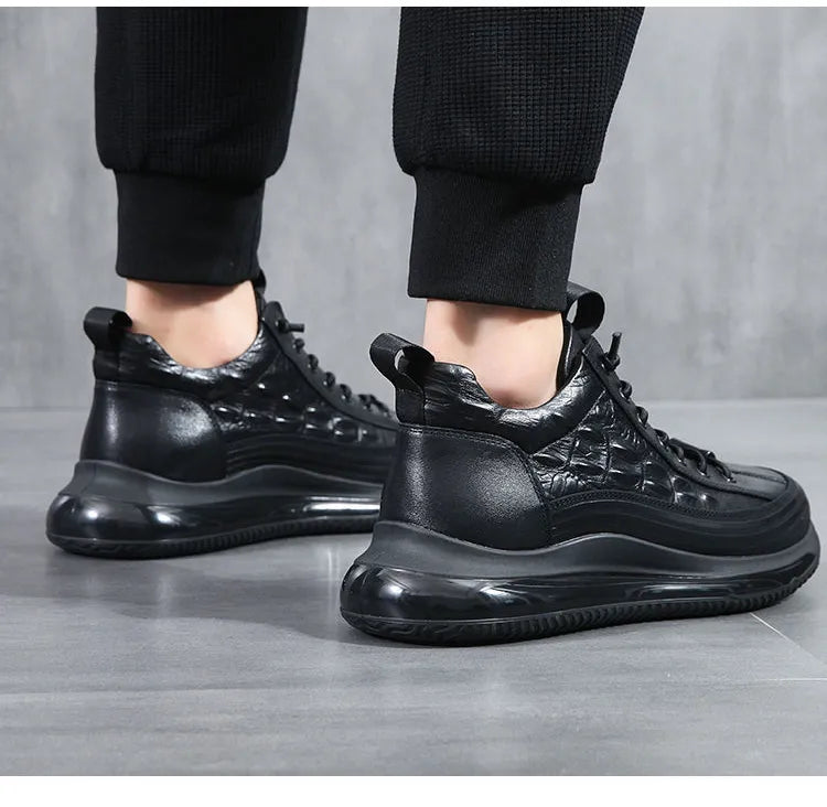 Göran: Elegante, Bequeme Sneakers Mit Korrektur-Design Und Hochwertigem Leder