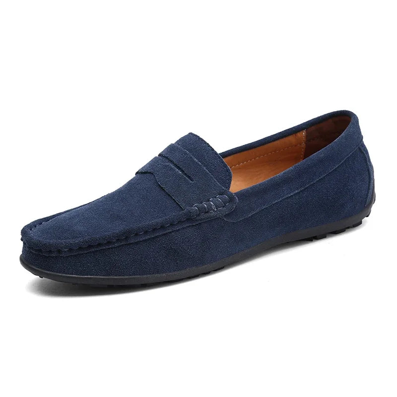 Hudson™ Penny Loafer Mokassin aus Weichem PU-Leder mit Klassischem Penny-Riemen - Slip-On Design