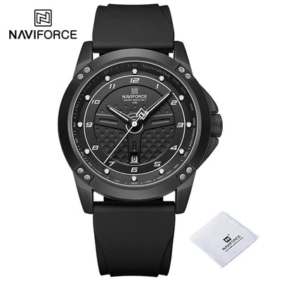 NAVIFORCE NF8031 Herren Sportuhr Silikonband, Wasserdicht, Stoßfest, Quarz mit Datum