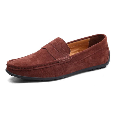 Hudson™ Penny Loafer Mokassin aus Weichem PU-Leder mit Klassischem Penny-Riemen - Slip-On Design