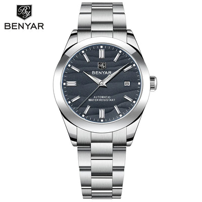 BENYAR BY-5208 40mm Automatik-Uhr, 316L Edelstahl, 50m Wasserdicht, Männermechanik