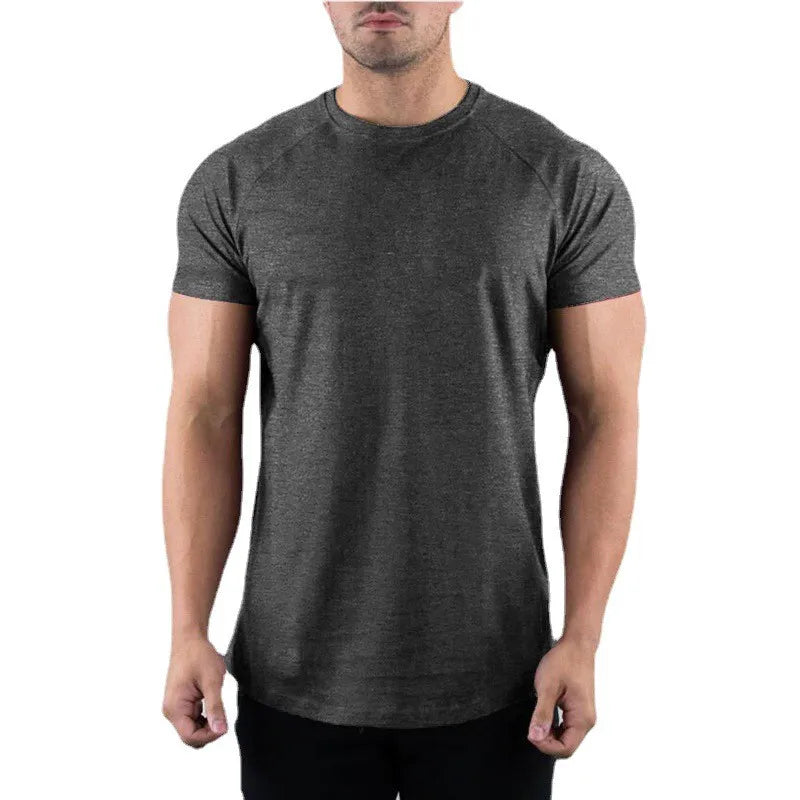 Herren Bequem Slim Fit T-Shirt | Rundhals