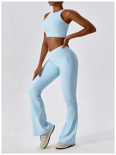 Sportedly Hohe Taille Leggings Für Frauen Mit Push-Up Fitness-Sport-BH Für Ideale Trainingsoutfits