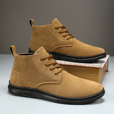 Morrow™ Olivgrüne Wildleder Chukka Boots mit Gepolsterter Innensohle und Gummisohle