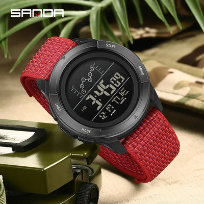 OFNS 2198 Student Elektronische Uhr – Multifunktionale, Wasserfeste LED Sportuhr für Männer 2025