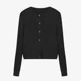 Schwarze Strickjacke