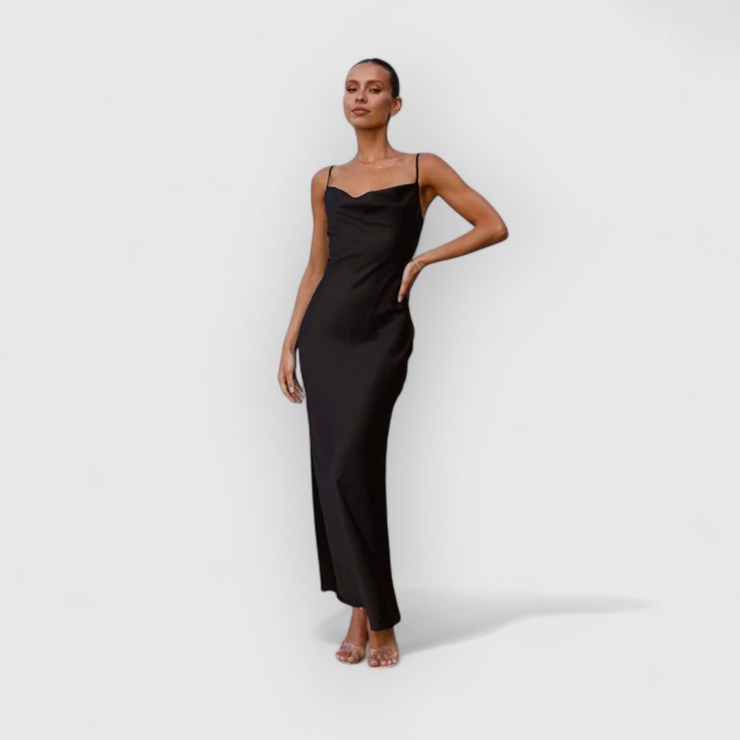 Daira | Elegantes Satinkleid