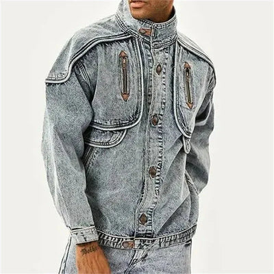 Prosper | Slim Stilvolle Herren-Moto-Jacke