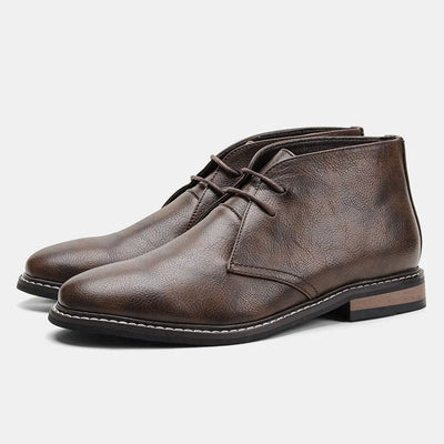 Maurice's Sterling Leder Chukka Stiefel aus Rindsleder in Mocha-Braun mit Komfort-Design