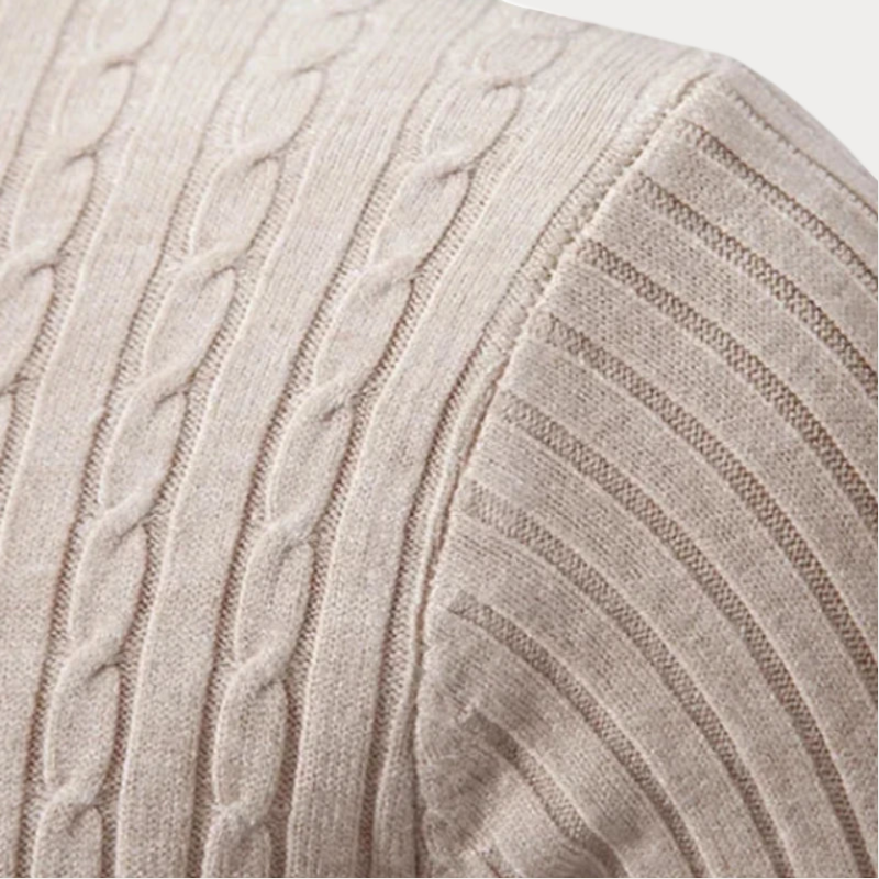 Twisted-Muster-Pullover für Herren