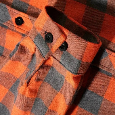 Karierte Kapuzenjacke für Herren