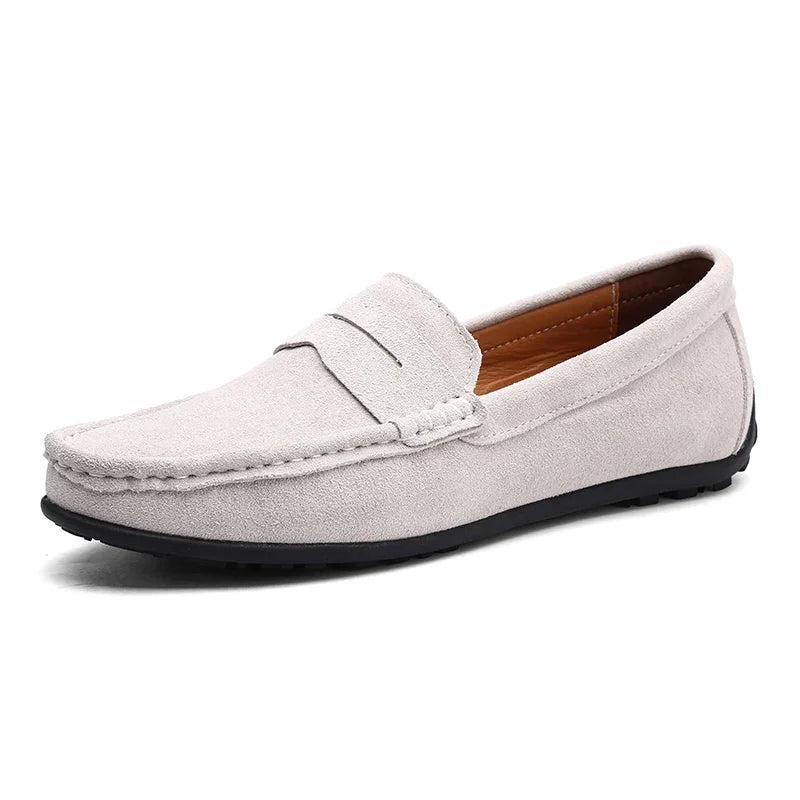 Hudson™ Penny Loafer Mokassin aus Weichem PU-Leder mit Klassischem Penny-Riemen - Slip-On Design