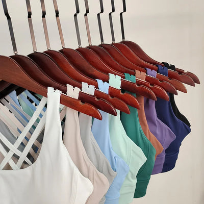 Damen Sport-BH Push-Up Mit Offenem Rücken