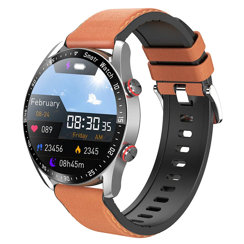 Smartwatch Für Männer Mit ECG+PPG, Bluetooth-Anruf, Sport- und Gesundheitsüberwachung, IP67 Wasserdicht