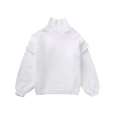 Mariella | Übergroßer gestrickter Damen-Rollkragenpullover
