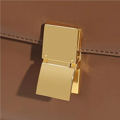 Modische Quadratische Crossbody Tasche Mit Schlossverschluss Für Damen – Vielseitig Und Geräumig