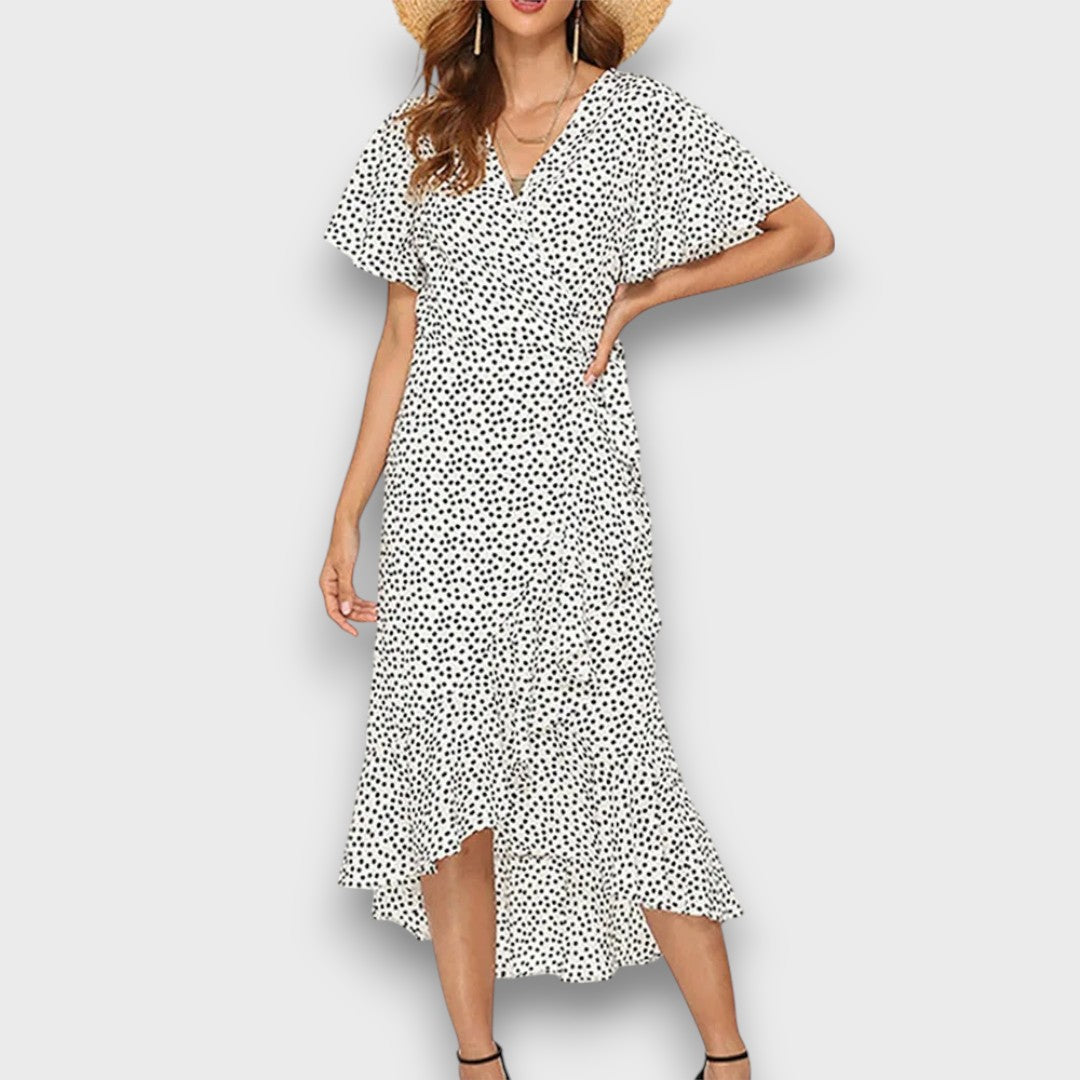 Lianora – Wickelkleid mit Volantsaum