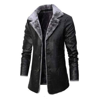 Einreiher Jacke mit Revers für Herren
