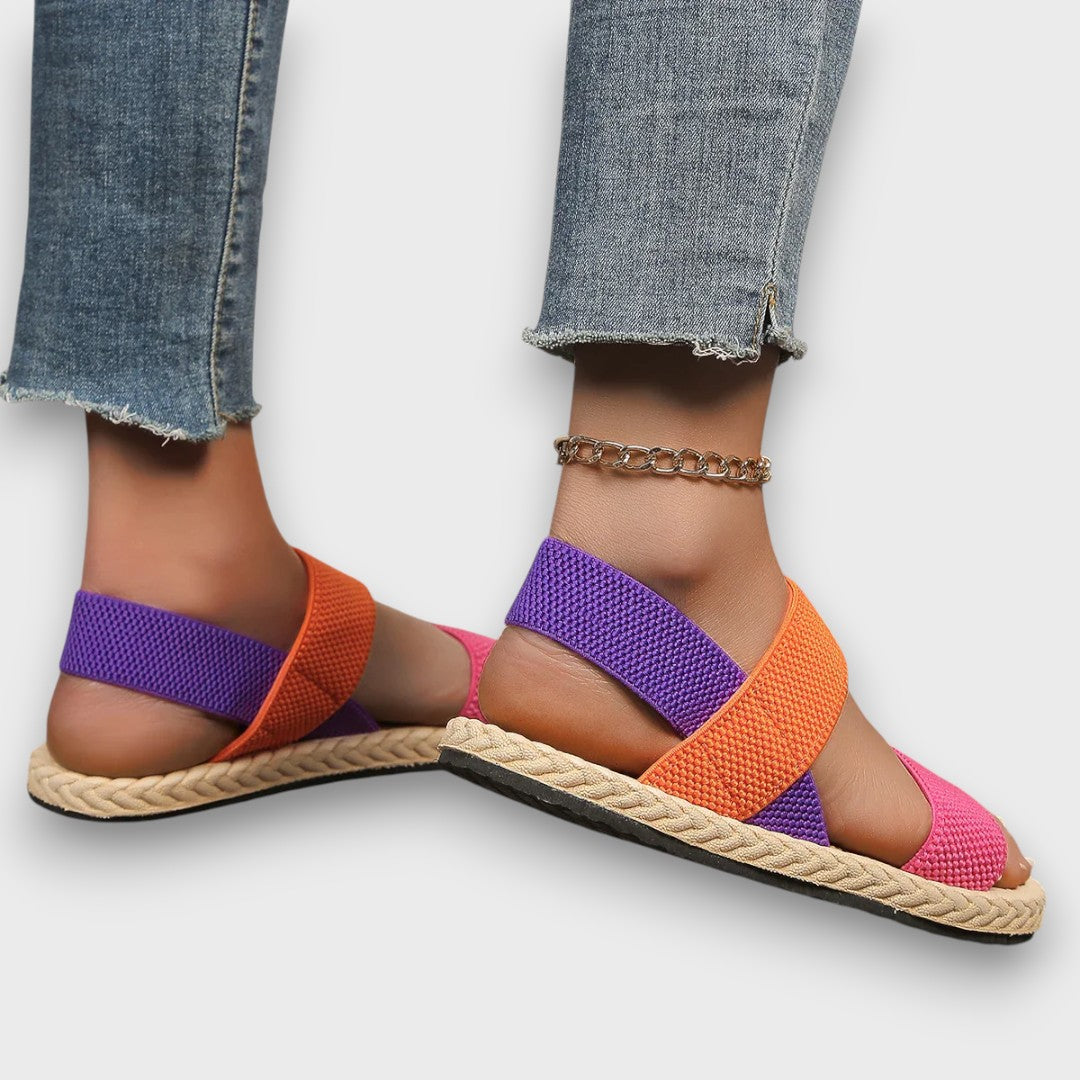 Yva – Farbspiel-Sandalen für den Alltag
