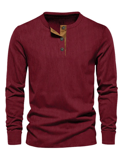 Easton™ | Klassisches Herren-Langarmshirt