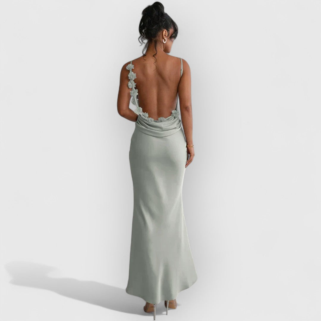 Romina | Romantisches Rückenfreies Kleid