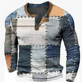 Blau/Weiß/Braun (genähtes Modell)