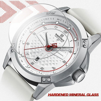 NAVIFORCE NF8031 Herren Sportuhr Silikonband, Wasserdicht, Stoßfest, Quarz mit Datum