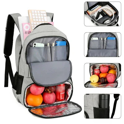 Unisex Multifunktional Groß Isoliertes Lunchfach Rucksack | Reise